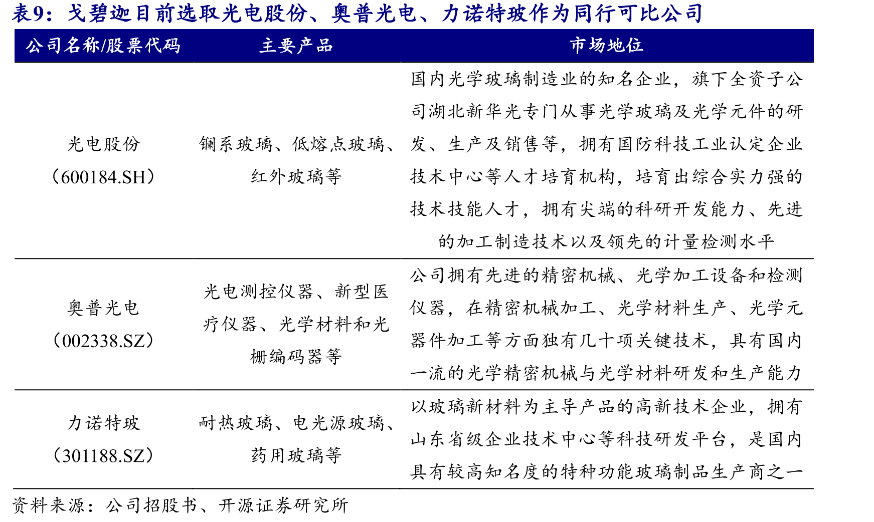 2023H1特种功能玻璃占比主营业务收入66.65%_第2页