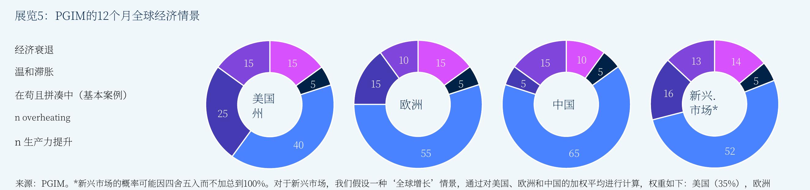 展览5：PGIM的12个月全球经济情景