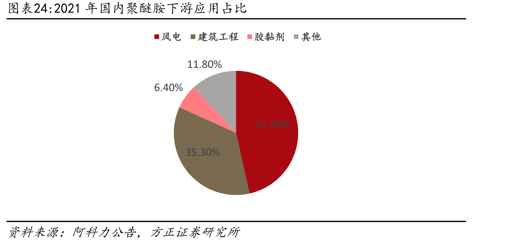 2021年国内聚醚胺下游应用占比