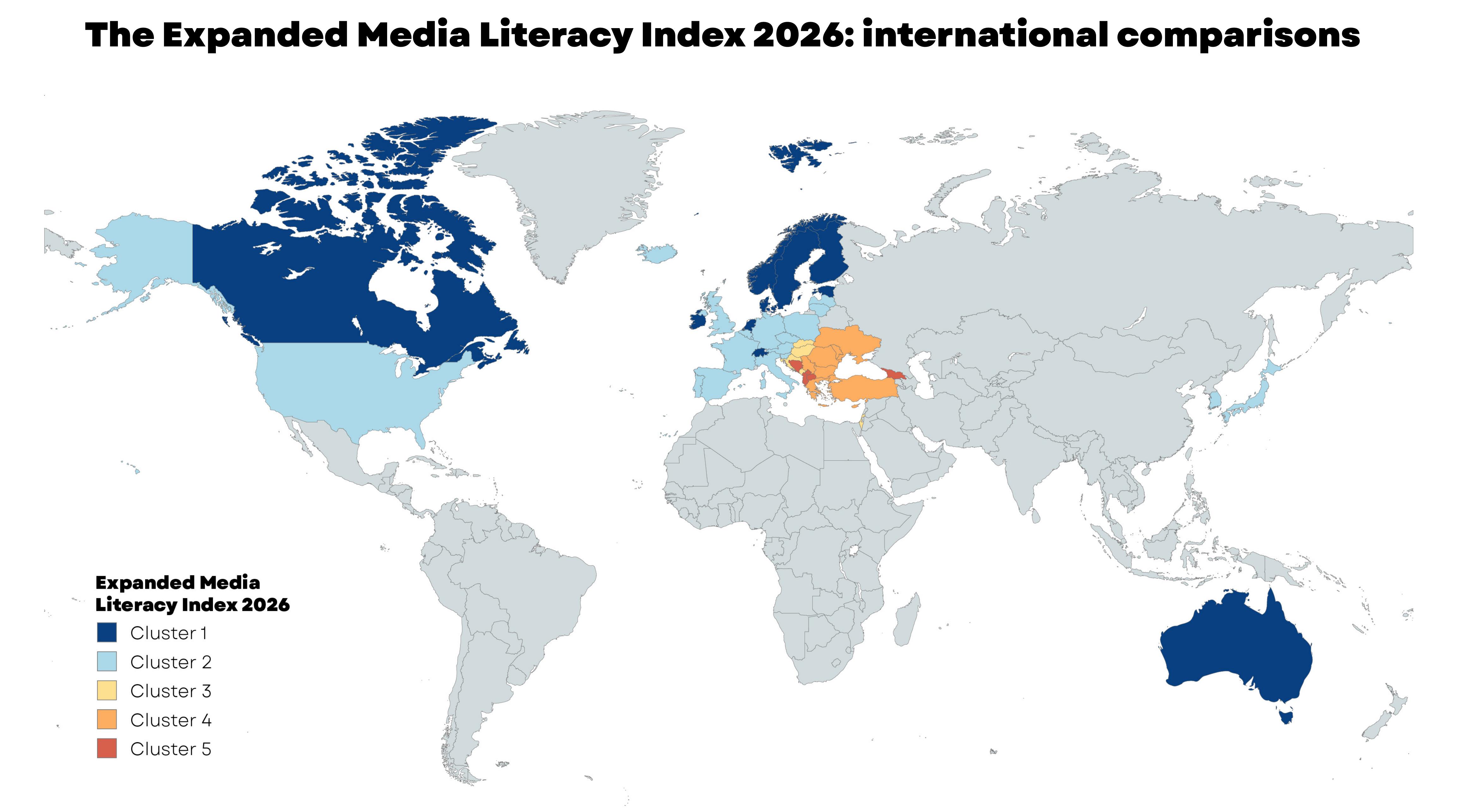 The Expanded Media Literacy Index 2026： international comparisons