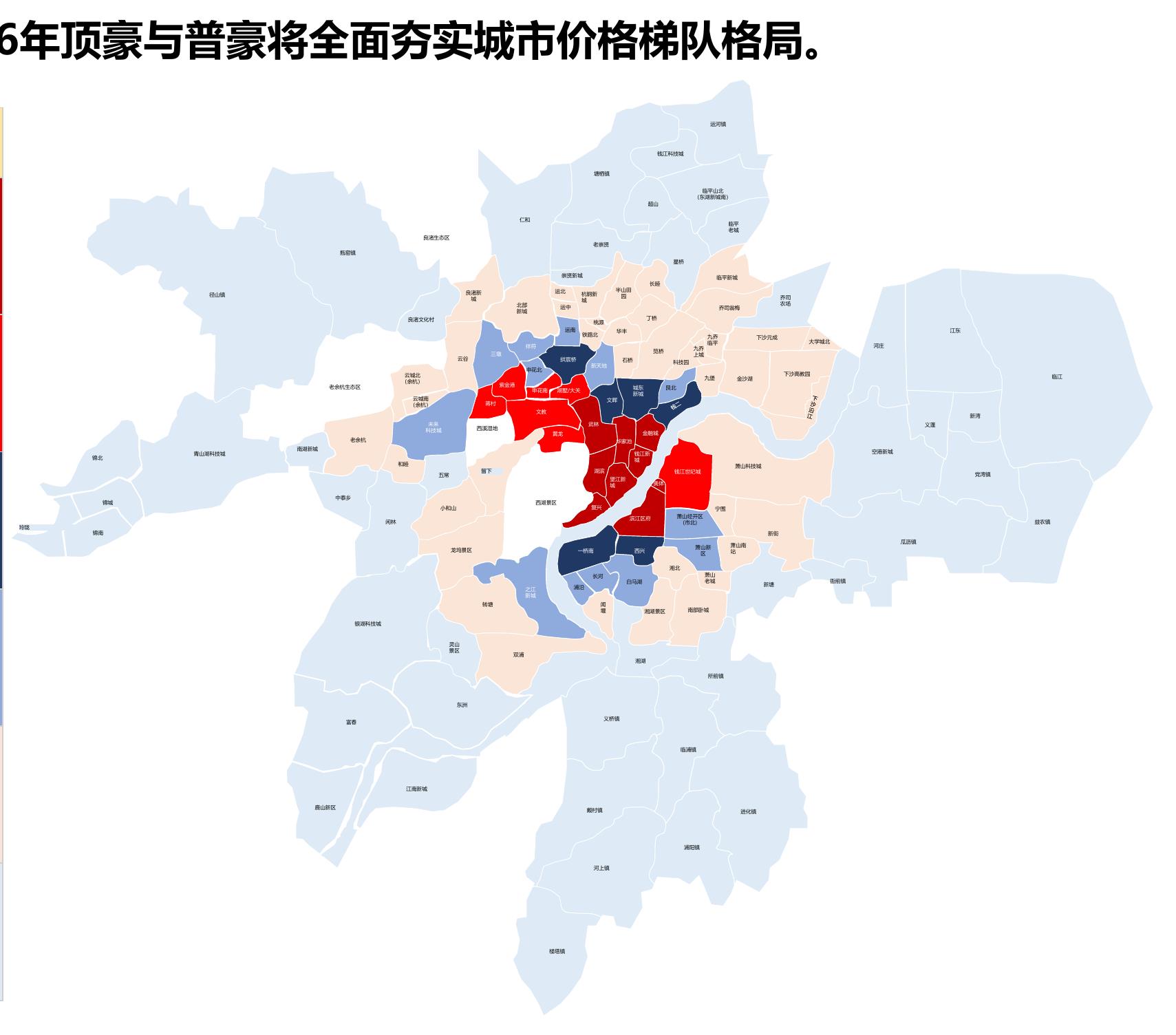 5年顶豪与普豪将全面夯实城市价格梯队格局。