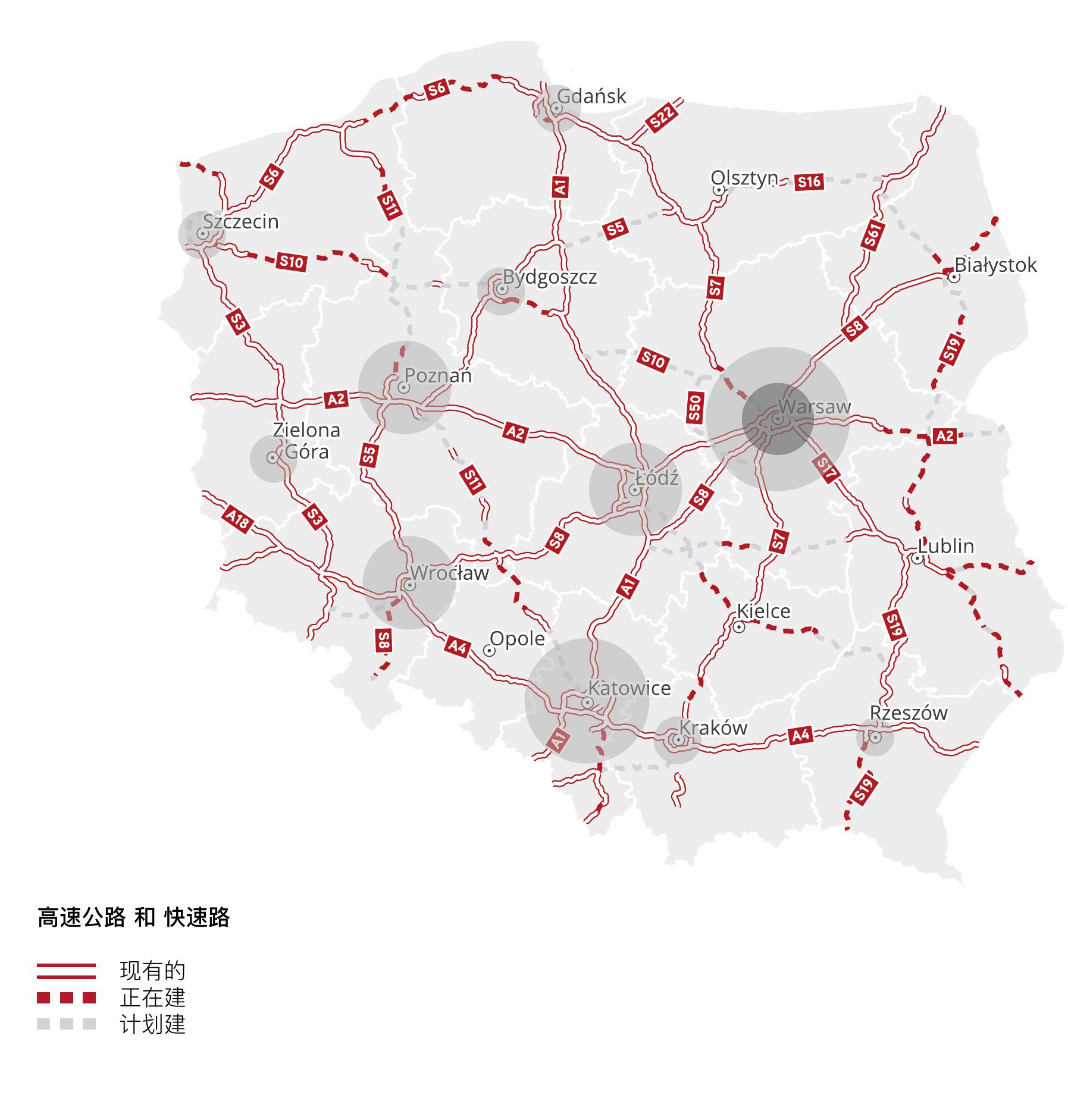 地图丨波兰各地区2022-2027年度最高援助水平（大型企业）_第3页