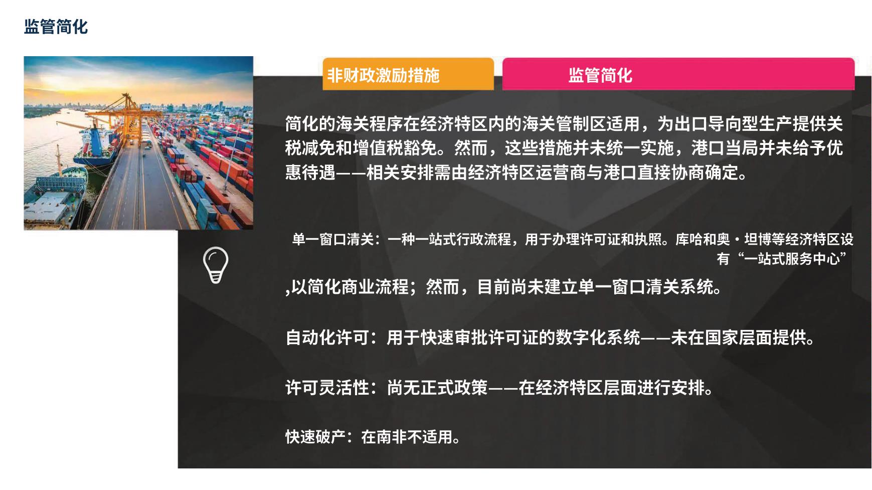 南非经济特区监管简化现状：五大措施实施进展与制约因素