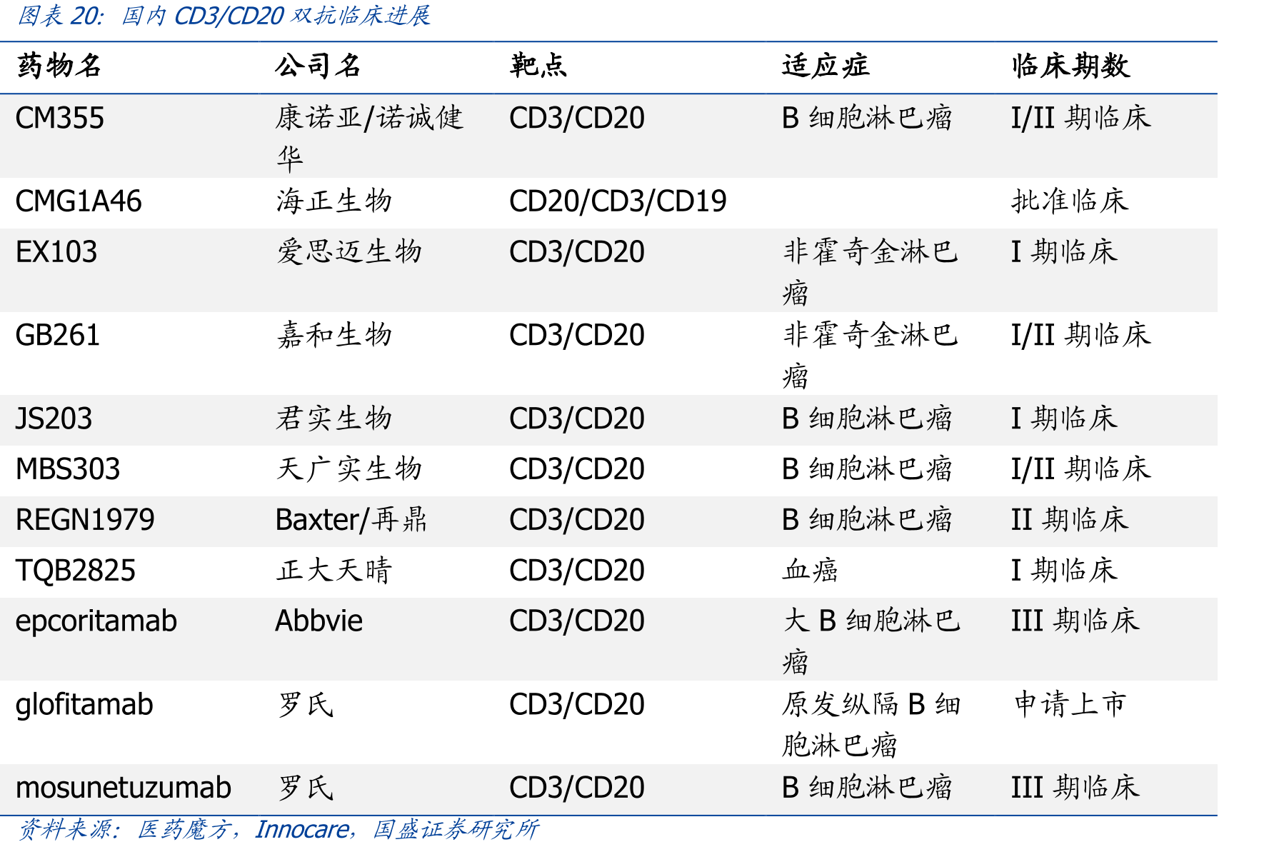 国内滤泡淋巴瘤上市药物_第4页