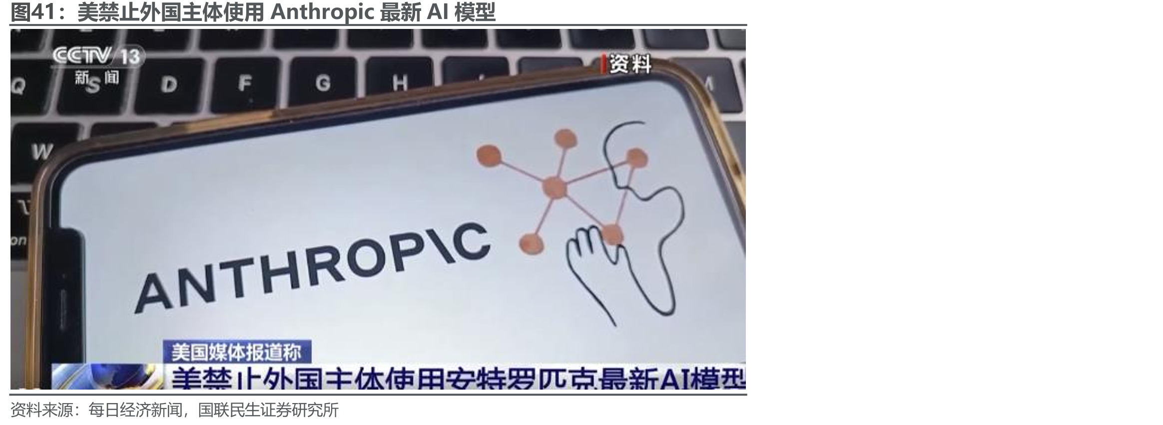 美禁止外国主体使用Anthropic最新AI模型