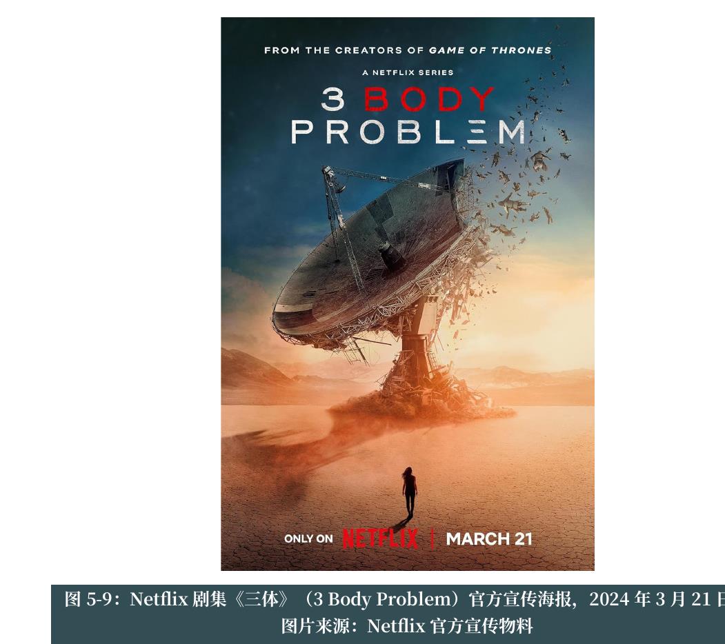 图5-9：Netflix剧集《三体》 （3BodyProblem）官方宣传海报 2024年3月21日