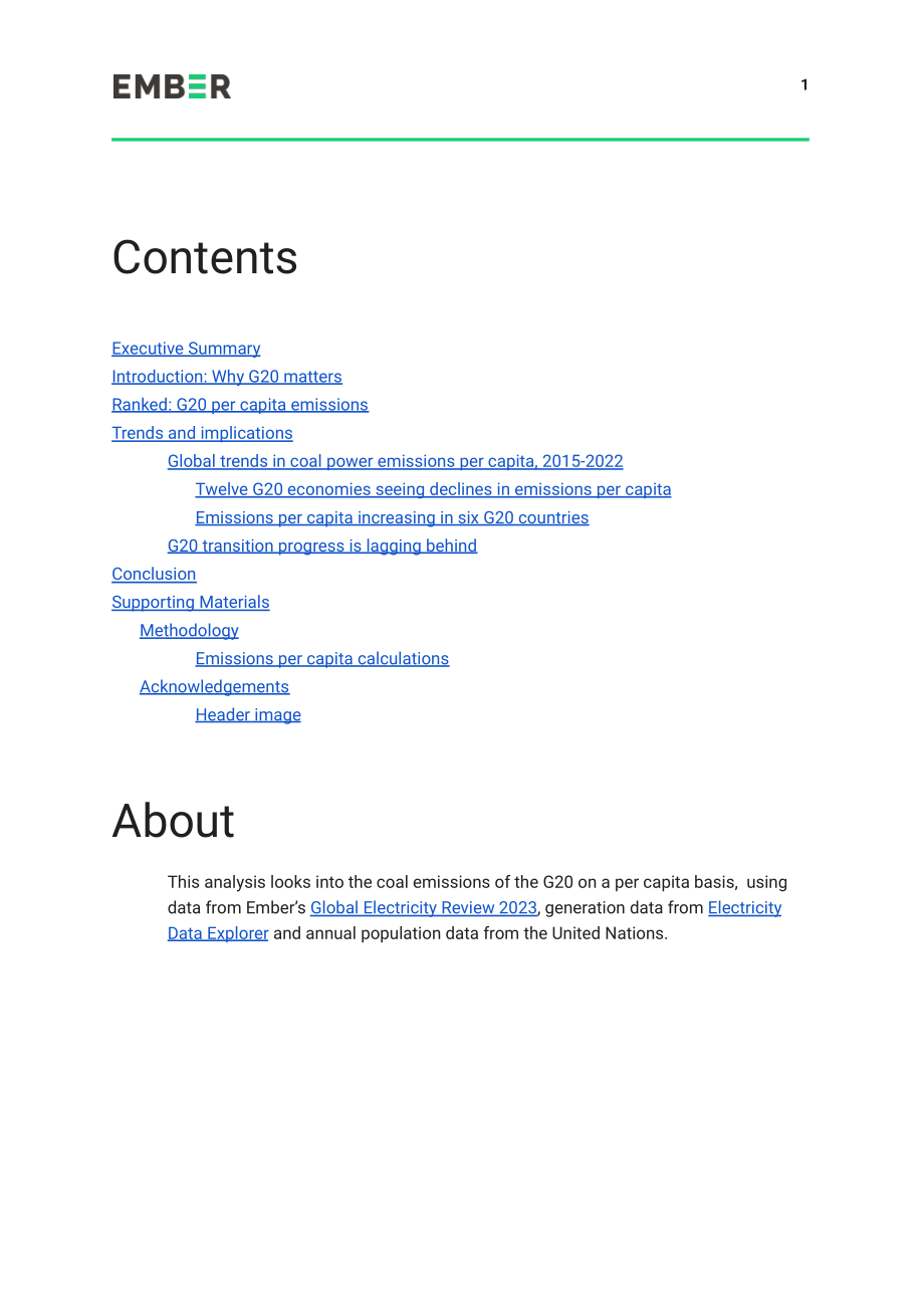 EMBER：2023年二十国集团人均煤电排放量报告（英文版）（14页）.pdf_第2页