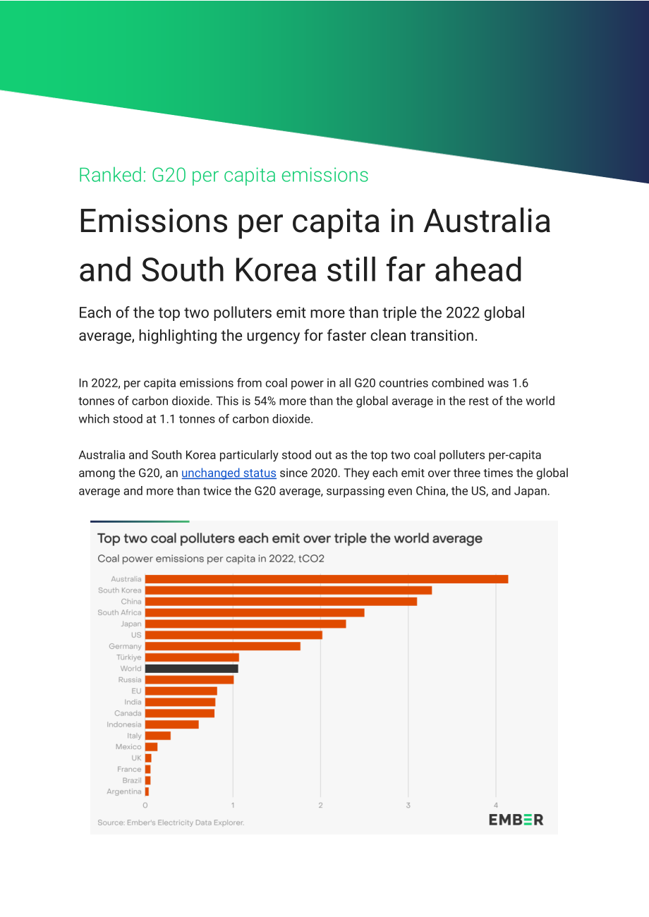 EMBER：2023年二十国集团人均煤电排放量报告（英文版）（14页）.pdf_第7页