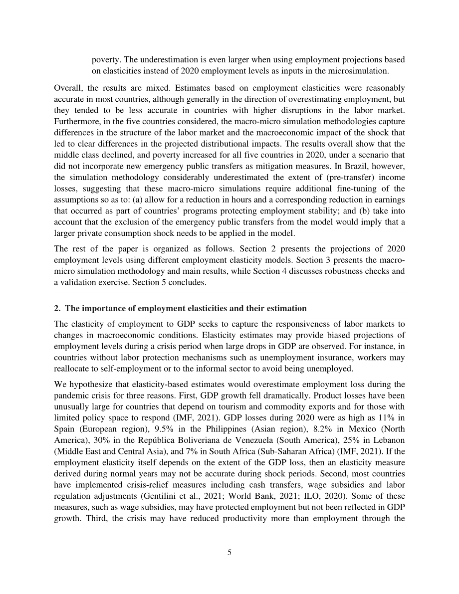 世界银行：2023从中产阶级到贫困阶层-疫情对发展中国家的不平等影响研究报告（英文版）（36页）.pdf_第6页