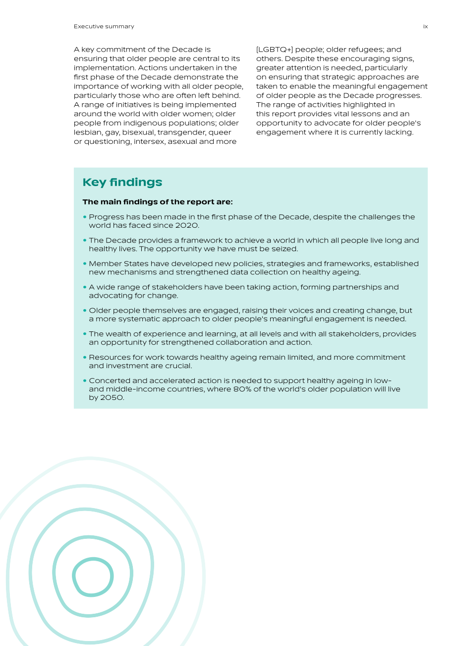 WHO：联合国健康老龄化十年进展报告（2021-2023年）（英文版）（88页）.pdf_第11页