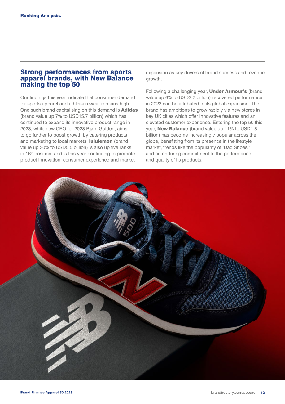 Brand Finance：2023年全球服装品牌价值50强报告（英文版）（31页）.pdf_第12页