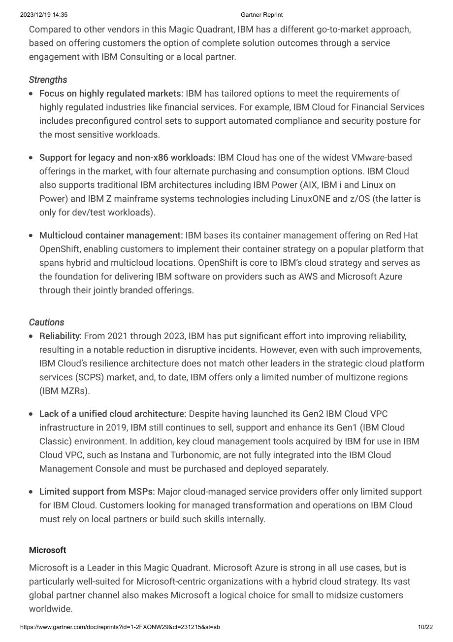 Gartner：2023战略云平台服务魔力象限（英文版）（22页）.pdf_第10页
