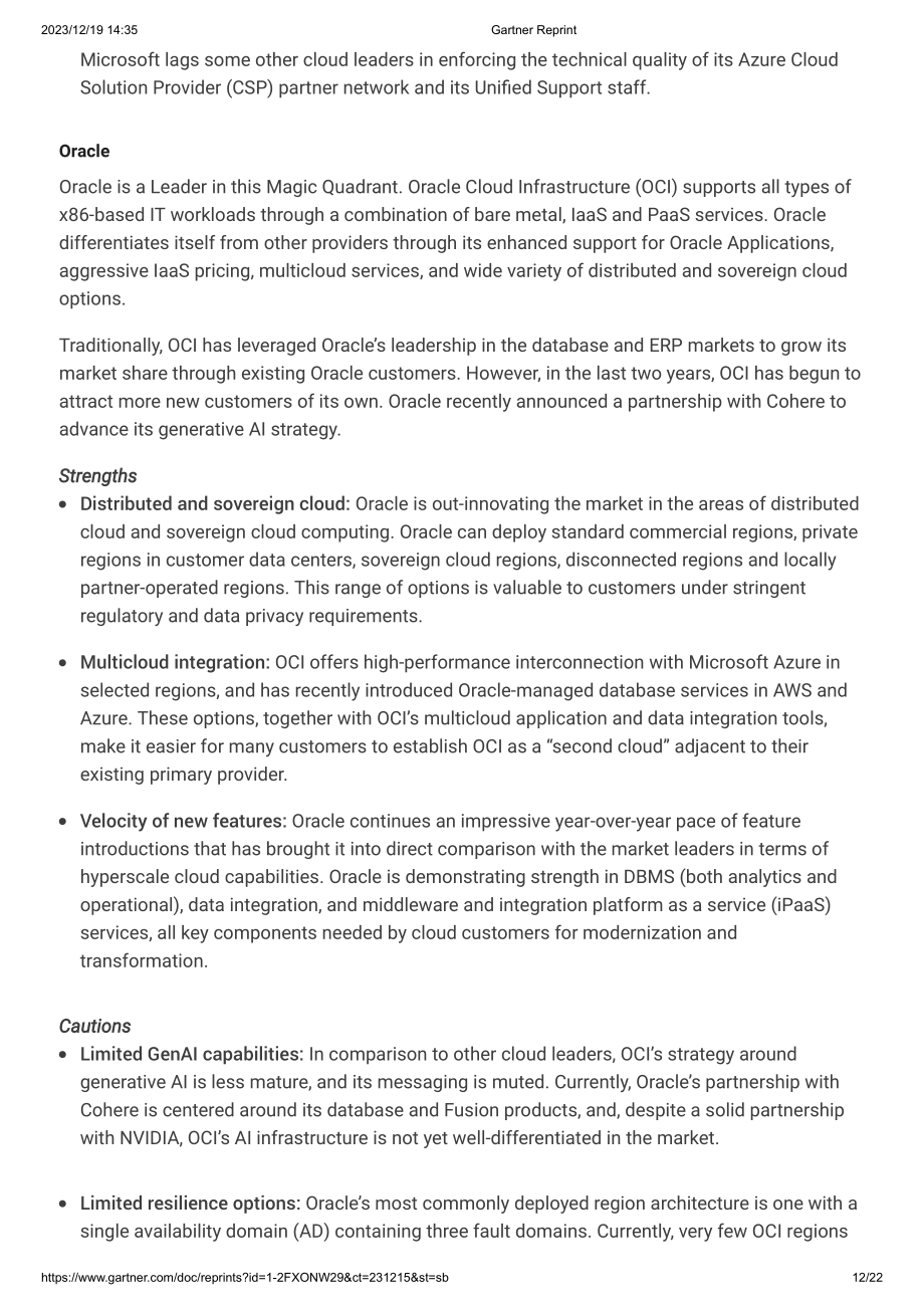 Gartner：2023战略云平台服务魔力象限（英文版）（22页）.pdf_第12页