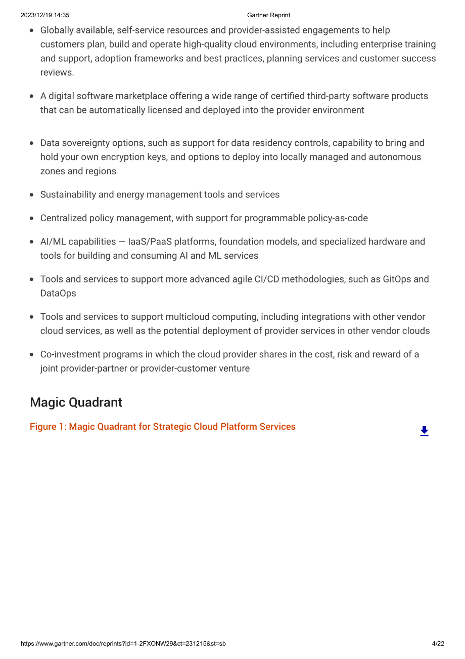 Gartner：2023战略云平台服务魔力象限（英文版）（22页）.pdf_第4页
