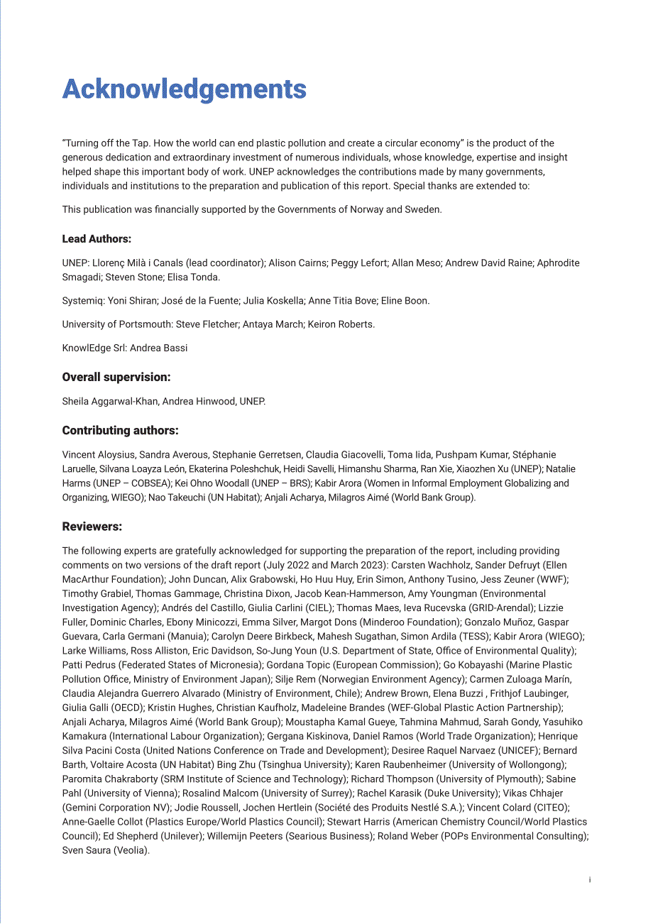 UNDP：切断根源：全世界如何终结塑料污染创造循环经济（2023）（英文版）（88页）.pdf_第3页