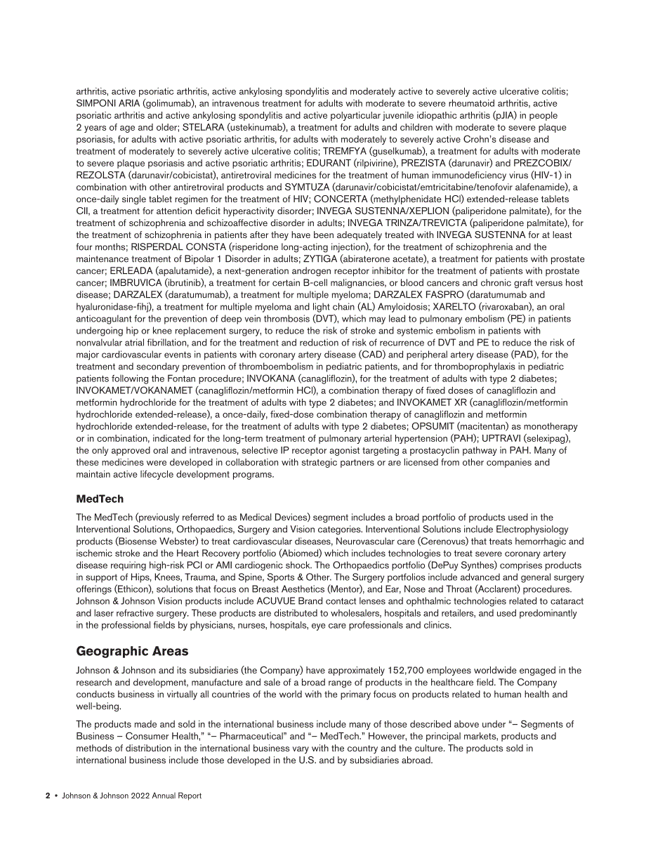 强生Johnson &ampamp Johnson（JNJ）2022年年度报告「NYSE」（英文版）（140页）.pdf_第14页