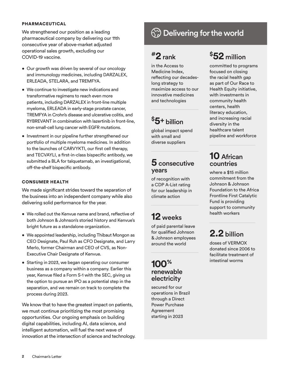 强生Johnson &ampamp Johnson（JNJ）2022年年度报告「NYSE」（英文版）（140页）.pdf_第4页