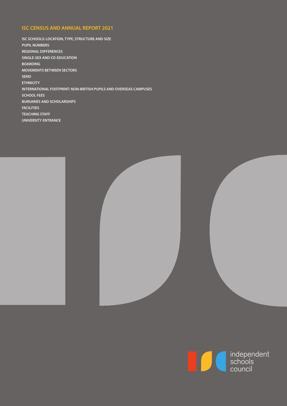 英国私校协会（ISC）：2021年英国私立学校报告（英文版）（56页）.pdf_第1页