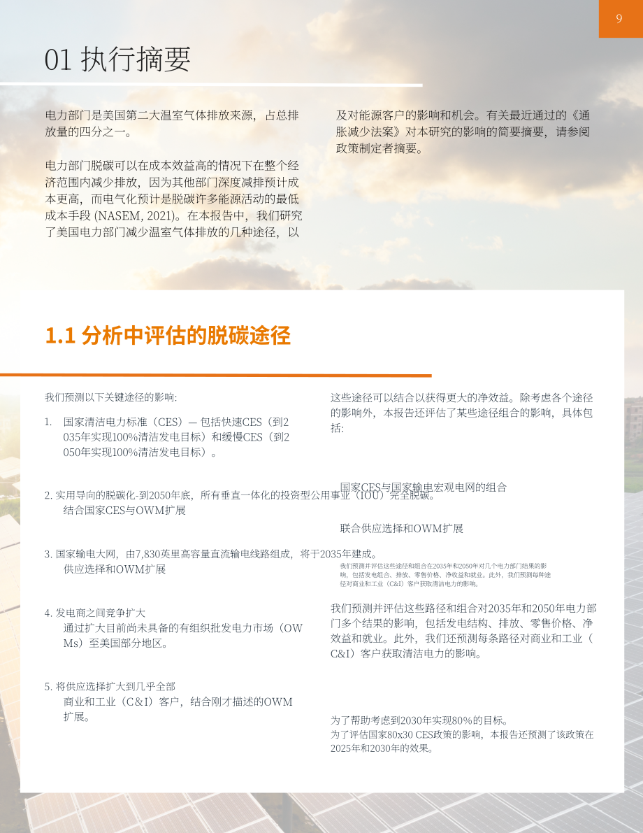 未来资源研究所：2022电网脱碳之路-美国几种脱碳方法对能源客户的影响和机遇（英文版）（98页）.pdf_第9页