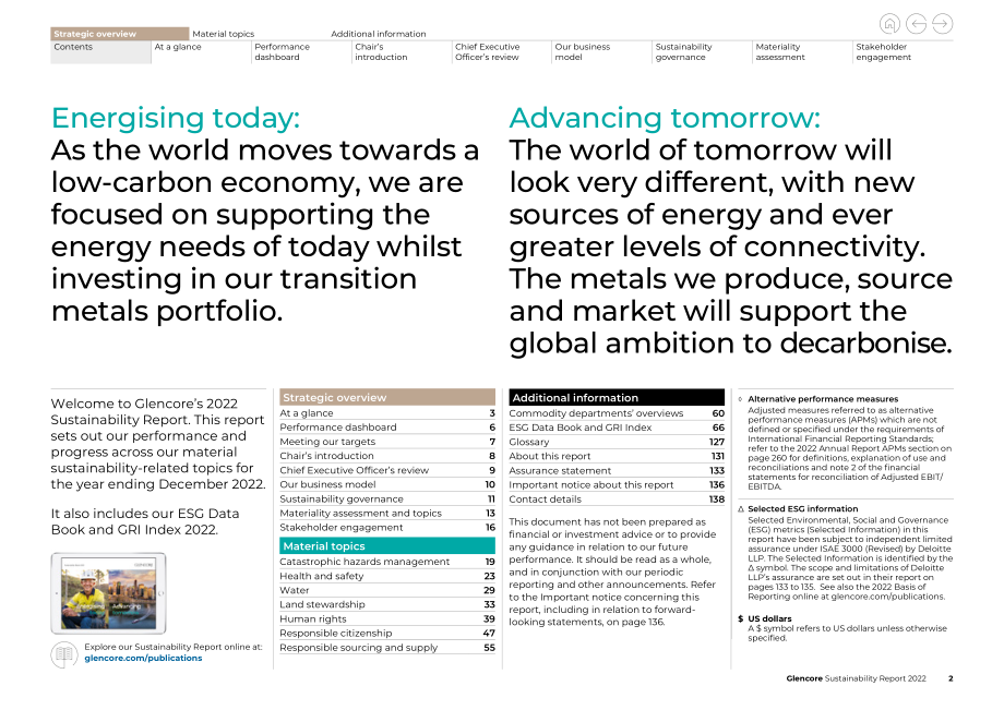 嘉能可（GLENCORE）2022年可持续发展报告（英文版）（138页）.pdf_第2页