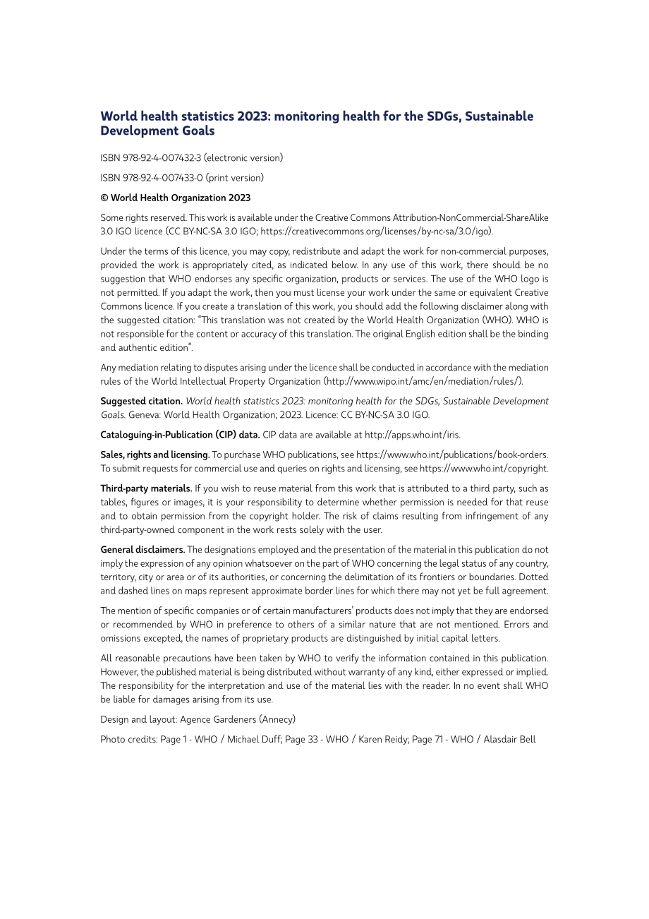 世界卫生组织（WHO）：2023世界卫生统计报告（英文版）（130页）.pdf_第4页