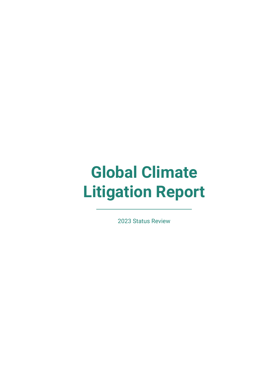 联合国环境规划署：全球气候诉讼报告：2023年现状综述（英文版）（109页）.pdf_第3页