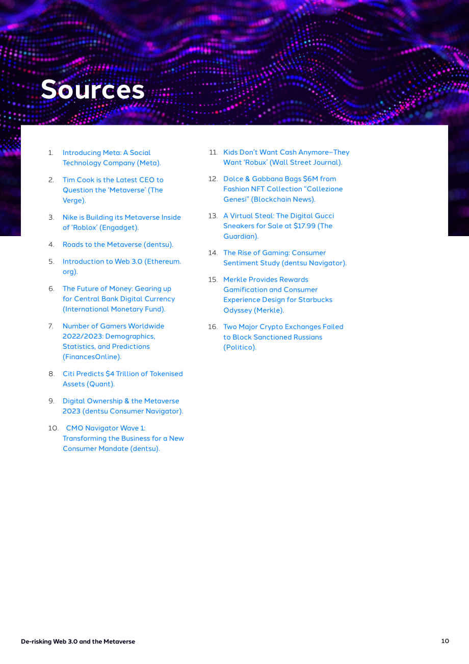 电通：通往元宇宙之路-降低Web 3.0和元宇宙的风险（英文版）（10页）.pdf_第10页