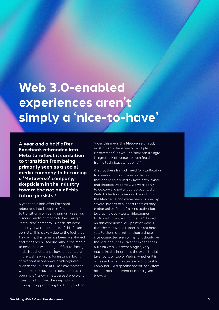电通：通往元宇宙之路-降低Web 3.0和元宇宙的风险（英文版）（10页）.pdf_第3页