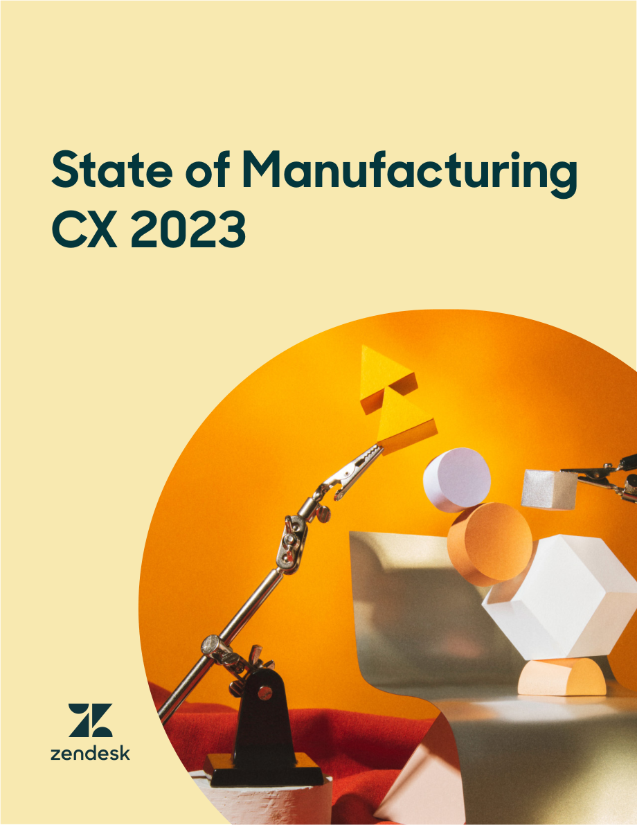 Zendesk：2023年制造业客户体验现状报告（英文版）（10页）.pdf_第1页