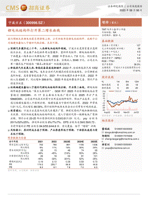 宁波方正-公司研究报告-锂电池结构件打开第二增长曲线-230806（26页）.pdf