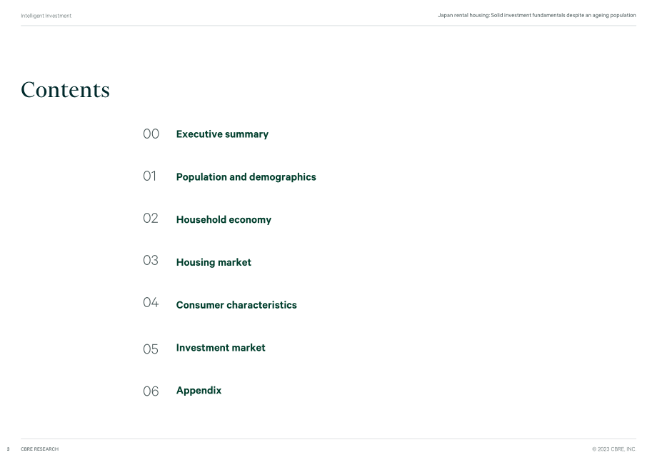 CBRE：2023年日本租房市场报告-人口老龄化投资基本面稳固（英文版）（40页）.pdf_第3页