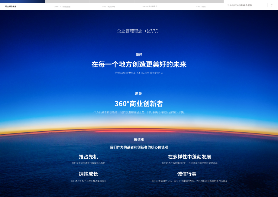 三井物产株式会社（MITSUI） 2023财年年度综合报告（英文版）（93页）.pdf_第2页