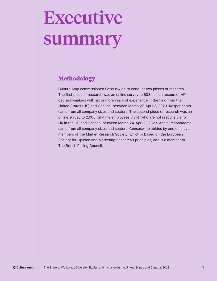 Culture Amp：2023年美国和加拿大工作场所DEI状况报告（英文版）（页）.pdf_第3页