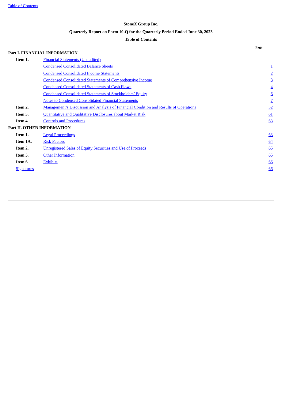 StoneX集团（STONEX GROUP）2023年第二季度财报（英文版）（227页）.pdf_第2页