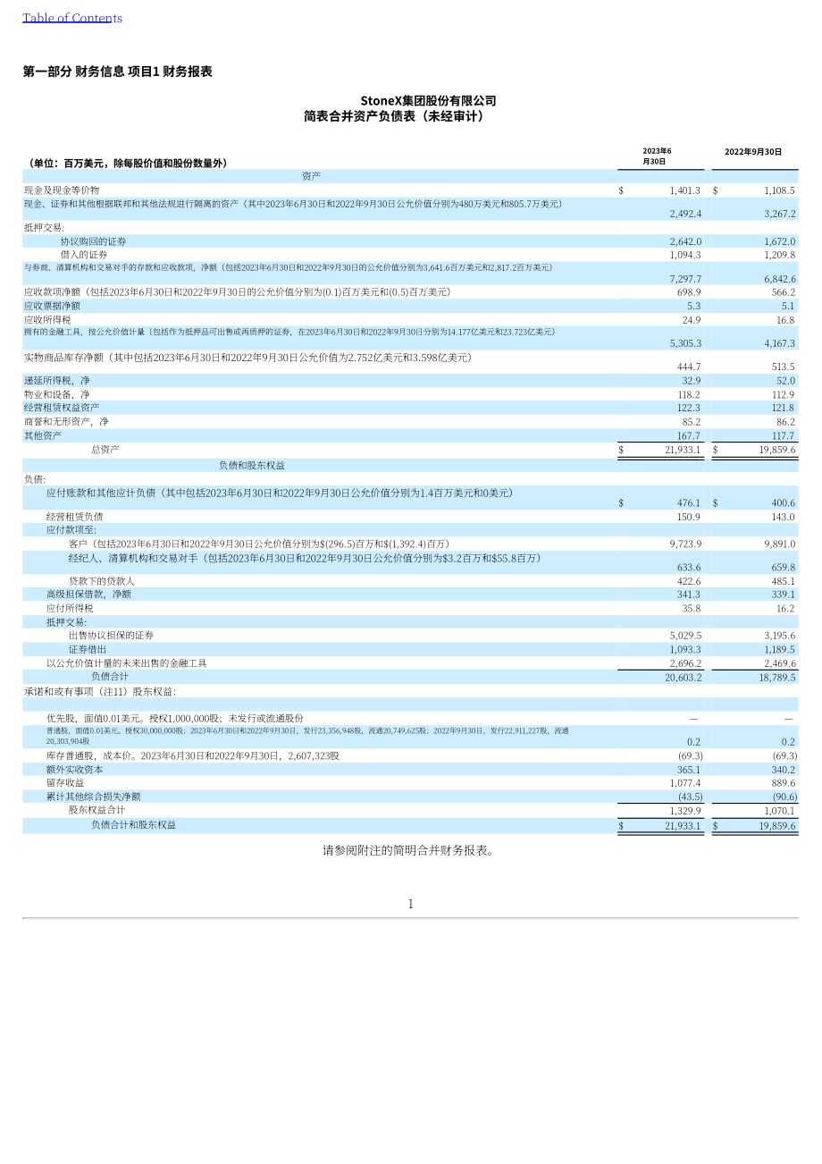 StoneX集团（STONEX GROUP）2023年第二季度财报（英文版）（227页）.pdf_第3页