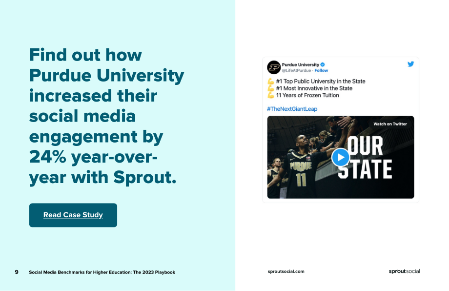 Sprout Social：2023年高等教育社交媒体基准报告（英文版）（11页）.pdf_第9页
