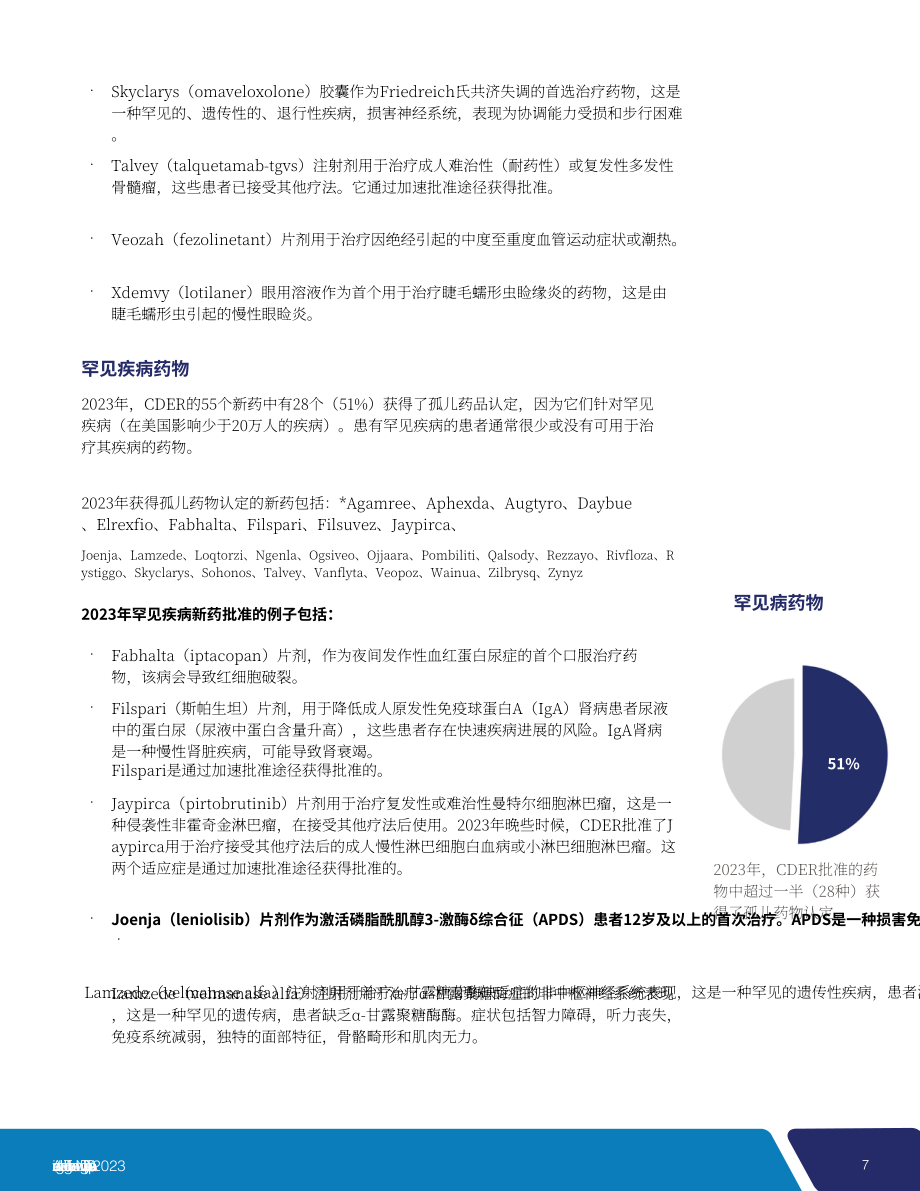 美国FDA药物评价和研究中心（CDER）：2023年度新药获批报告（英文版）（33页）.pdf_第9页