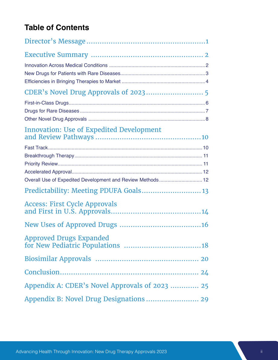 美国FDA药物评价和研究中心（CDER）：2023年度新药获批报告（英文版）（33页）.pdf_第2页