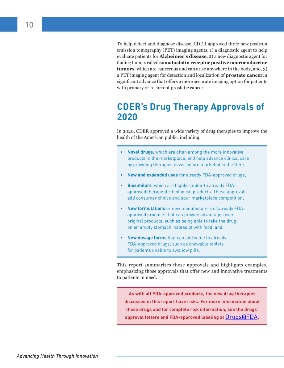 美国FDA药物评价和研究中心（CDER）：2020年度新药获批报告（英文版）（44页）.pdf_第10页