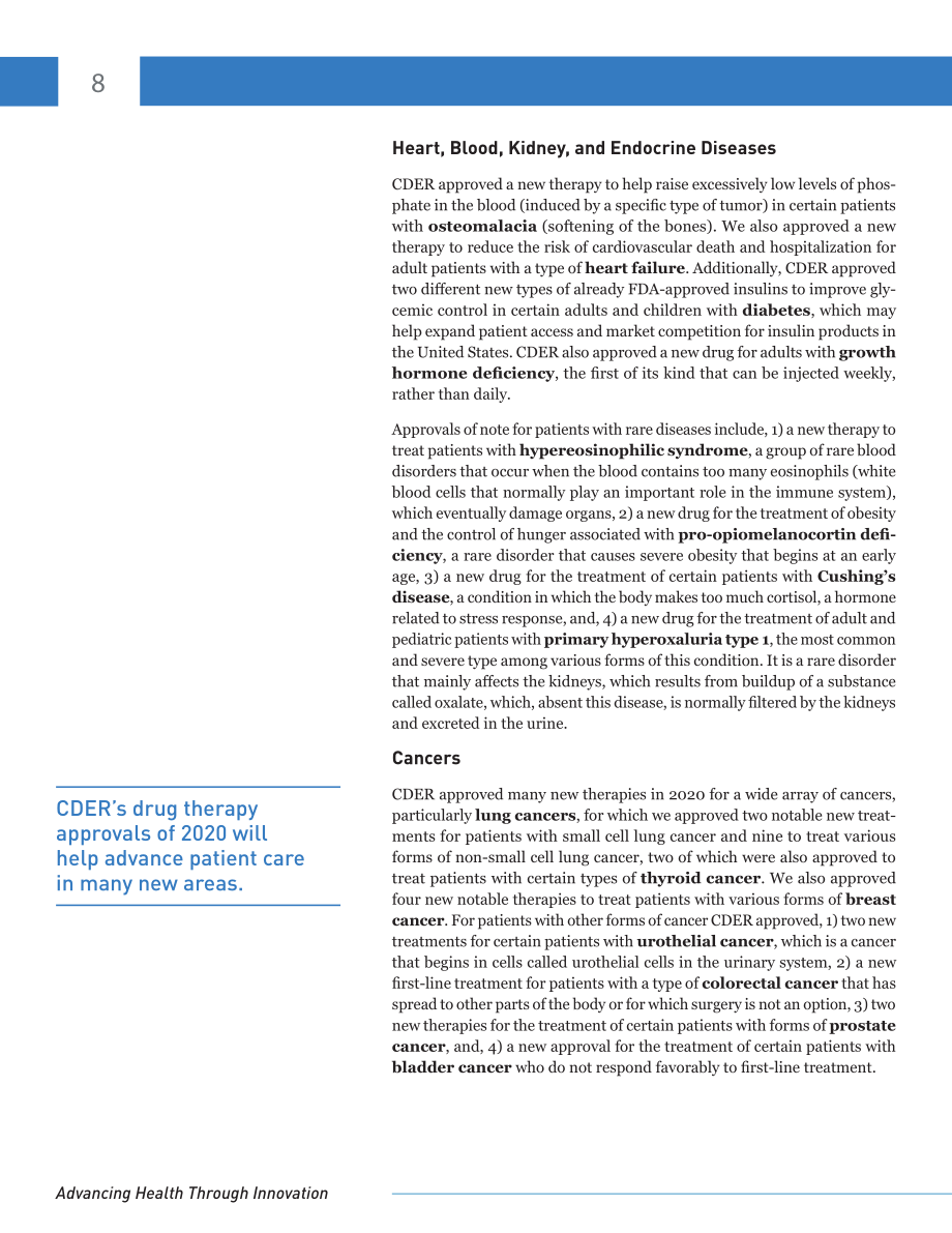 美国FDA药物评价和研究中心（CDER）：2020年度新药获批报告（英文版）（44页）.pdf_第8页