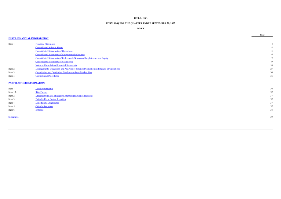 特斯拉 Tesla, Inc. (TSLA）2023年第三季度财报（英文版）（41页）.pdf_第2页