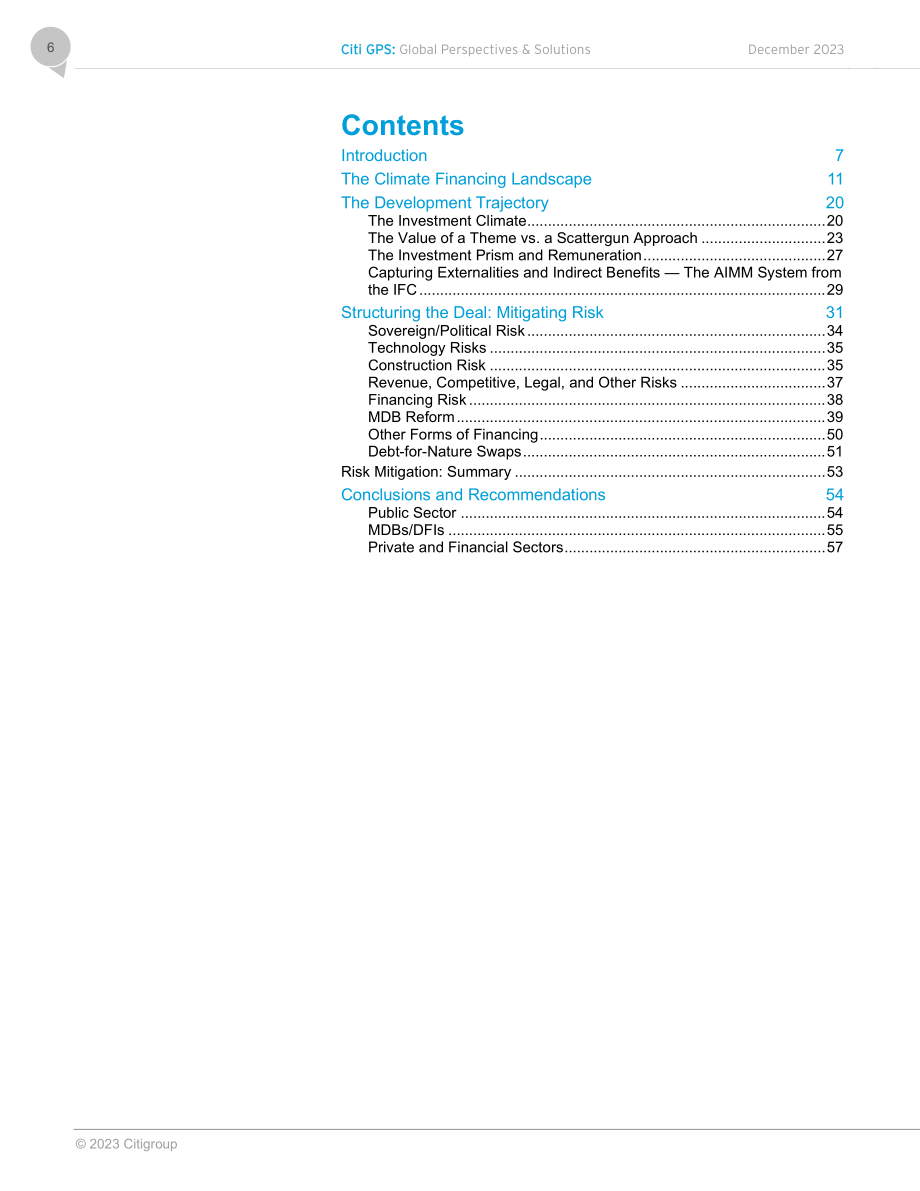 花旗银行：2023解锁气候与发展融资报告（英文版）（64页）.pdf_第6页