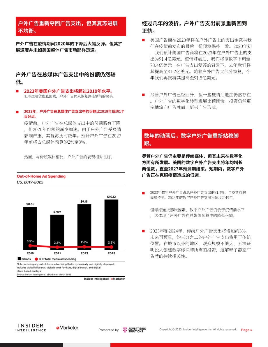 eMarketer：2023年美国户外广告支出报告（英文版）（10页）.pdf_第4页