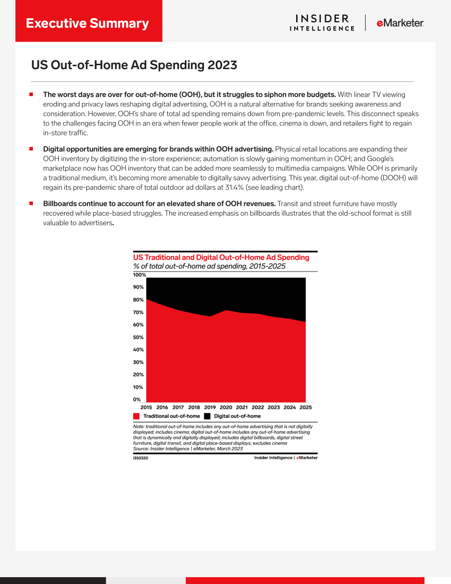 eMarketer：2023年美国户外广告支出报告（英文版）（10页）.pdf_第3页