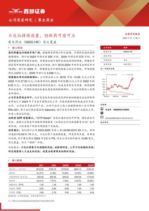 赛生药业-港股公司首次覆盖报告：日达仙持续放量创新药可圈可点-240106（19页）.pdf
