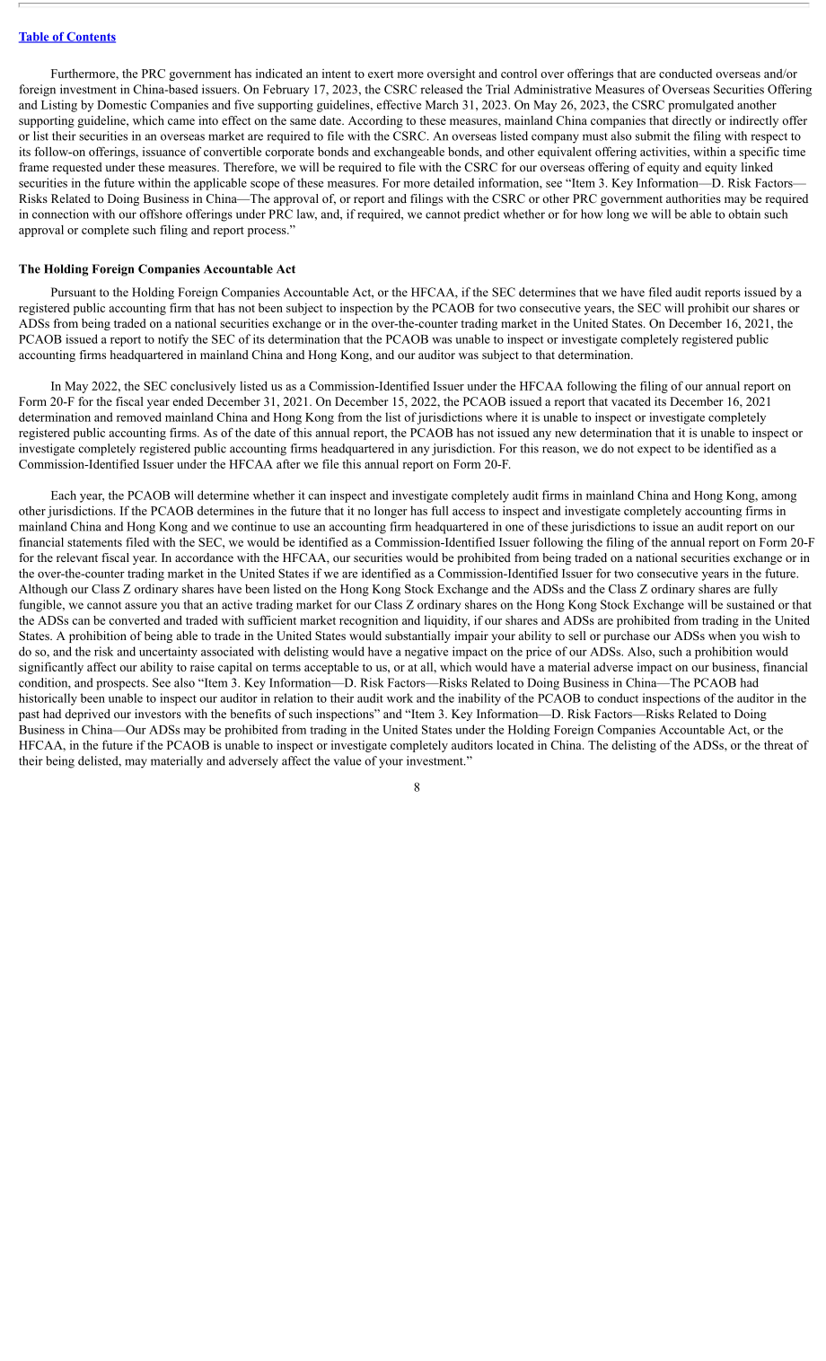 哔哩哔哩Bilibili Inc.（BILI）2023年20-F年度报告「NASDAQ」（英文版）（266页）.pdf_第11页