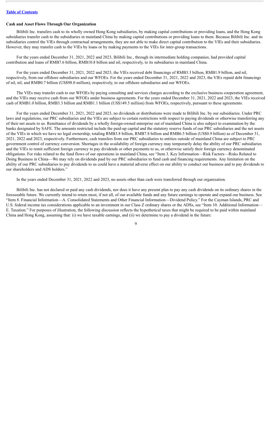 哔哩哔哩Bilibili Inc.（BILI）2023年20-F年度报告「NASDAQ」（英文版）（266页）.pdf_第12页