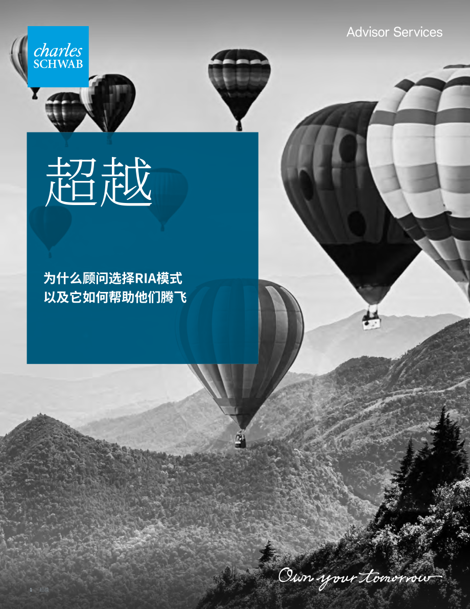Charles Schwab：2024超越传统：金融顾问选择RIA模式的原因及其助飞之道研究报告（英文版）（28页）.pdf_第1页