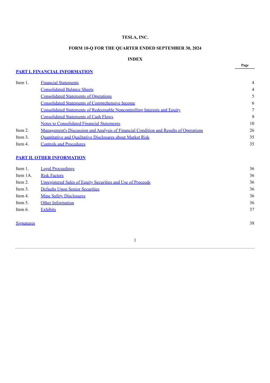 特斯拉 Tesla, Inc. (TSLA）2024年第三季度财报（英文版）（44页）.pdf_第3页