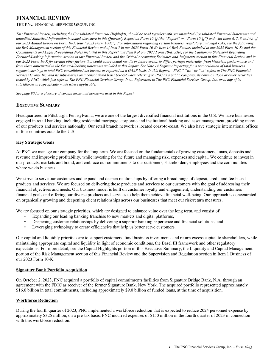 PNC金融服务集团2024年第一季度财报（英文版）（104页）.pdf_第5页
